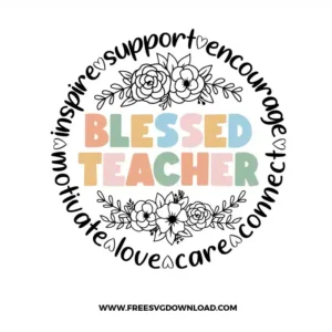 Blessed Teacher with Flowers