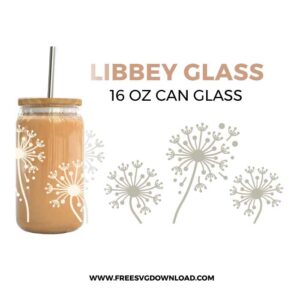 Dandelion Libbey Can Glass
