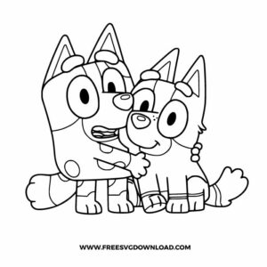 Muffin and Socks Outline