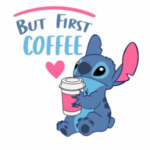 Stitch But First Coffee Starbucks Wrap