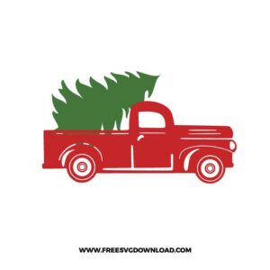 Retro Christmas Truck