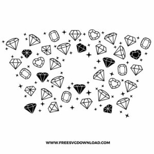 Diamonds And Gems Starbucks Wrap