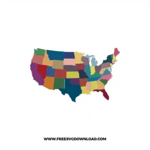 4th of July States Map