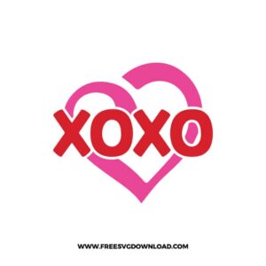 Xoxo Heart Cricut