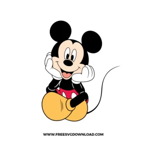 Mickey Mouse Cute Sitting