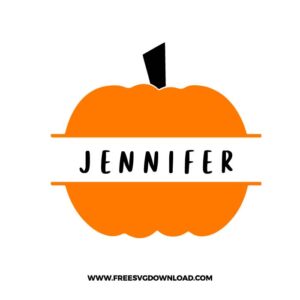 Pumpkin Split Monogram