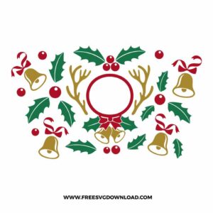 Christmas Jingle Bells Starbucks Wrap