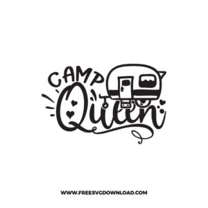 Camp Queen Fun Lettering
