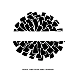 Pom Pom Silhouette Monogram
