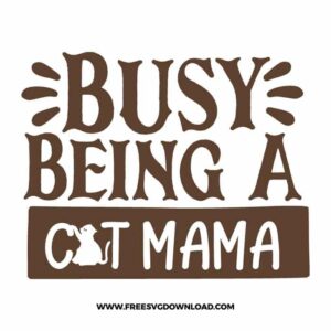 Busy Being A Cat Mama