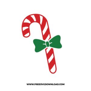 Candy Cane Bow
