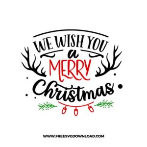 We Wish You a Merry Christmas Fun Lettering
